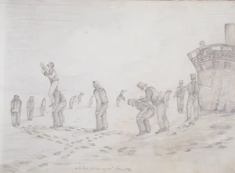 Marineros jugando a la rana, de 